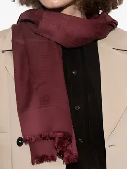 Ferragamo: Красный шарф 