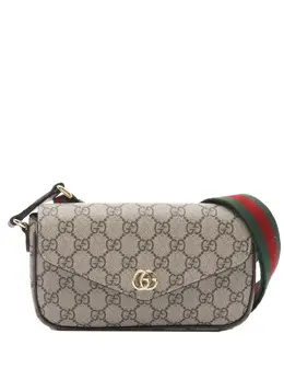 Gucci Pre-Owned: Коричневая сумка через плечо 