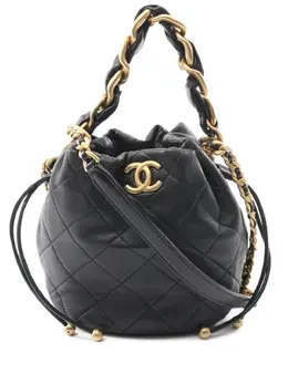CHANEL Pre-Owned: Чёрная сумка 