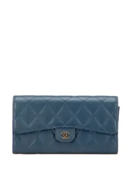 CHANEL Pre-Owned: Голубой кошелёк 