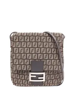 Fendi Pre-Owned: Тёмная сумка 