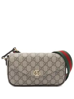 Gucci Pre-Owned: Бежевая сумка через плечо 