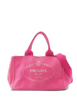 Prada Pre-Owned: Розовая сумка-шоппер 