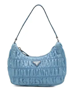 Prada Pre-Owned: Голубая сумка 