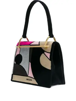 Prada: Чёрная сумка-шоппер 