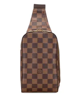 Louis Vuitton Pre-Owned: Коричневая сумка через плечо 