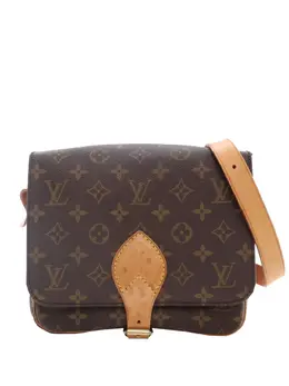 Louis Vuitton Pre-Owned: Коричневая сумка через плечо 