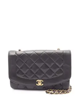 CHANEL Pre-Owned: Чёрная сумка через плечо 
