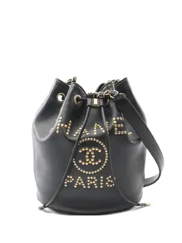 CHANEL Pre-Owned: Чёрная сумка 