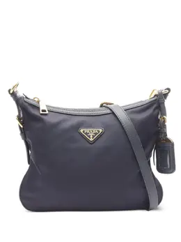 Prada Pre-Owned: Синяя сумка 