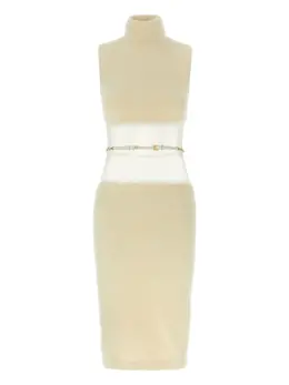Elisabetta Franchi: Свитер миди 