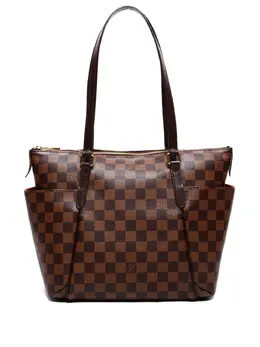 Louis Vuitton Pre-Owned: Коричневая сумка-шоппер 