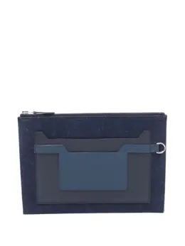 Hermès Pre-Owned: Голубой клатч 