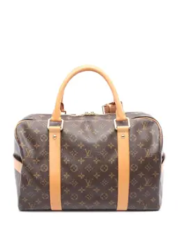 Louis Vuitton Pre-Owned: Коричневая дорожная сумка 