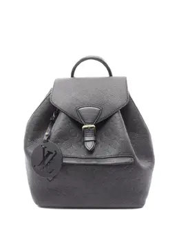 Louis Vuitton Pre-Owned: Чёрный рюкзак 