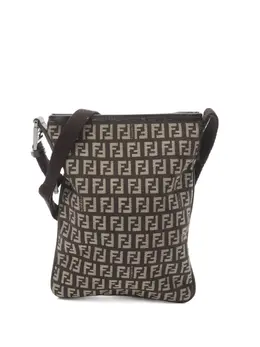 Fendi Pre-Owned: Тёмная сумка 