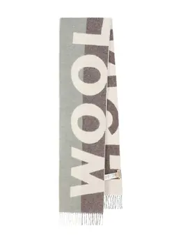Woolrich: Коричневый шарф 