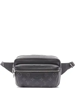 Louis Vuitton Pre-Owned: Чёрная поясная сумка 