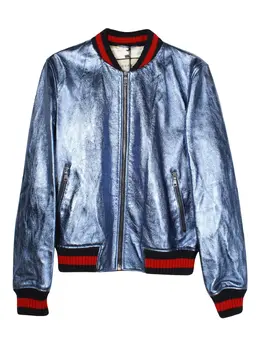 Gucci Pre-Owned: Кожаная куртка 