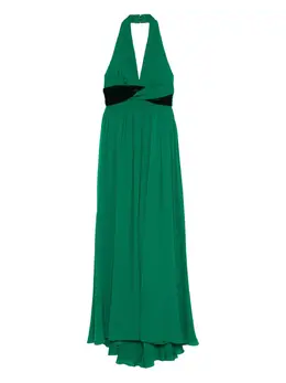 Elie Saab: Платье с v-образным вырезом 