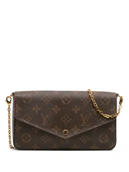 Louis Vuitton Pre-Owned: Коричневая сумка через плечо 
