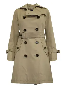 Burberry Pre-Owned: Двубортный плащ 