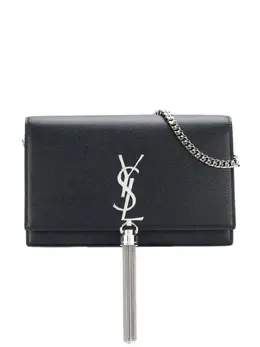 Saint Laurent: Чёрная сумка  Kate