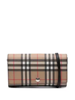 Burberry Pre-Owned: Коричневый кошелёк 
