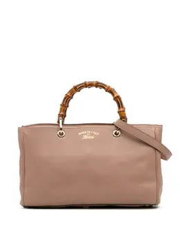 Gucci Pre-Owned: Коричневая сумка-шоппер 