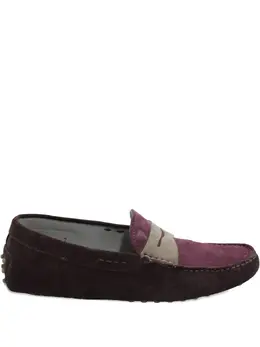 Tod's: Фиолетовые туфли  Gommino