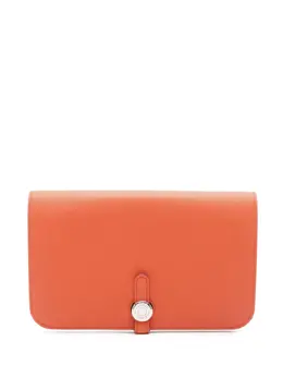 Hermès Pre-Owned: Оранжевый кошелёк 