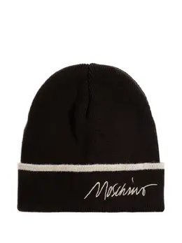 Moschino: Коричневая шапка 