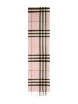 Burberry: Розовый шарф 