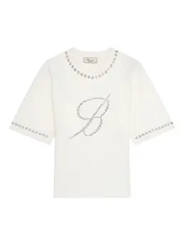 Blumarine: Белая футболка 