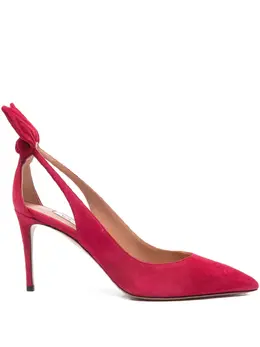 Aquazzura: Красные туфли  Bow Tie