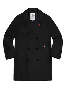 Supreme: Двубортный плащ 