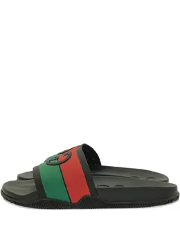 Gucci Pre-Owned: Чёрные мокасины 