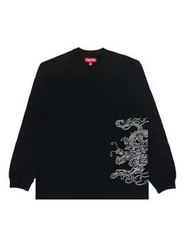 Supreme: Футболка  Dragon с длинным рукавом