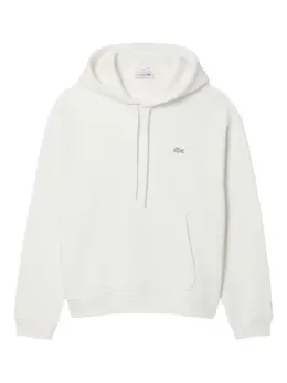Lacoste: Белая толстовка 