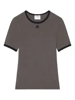 Courrèges: Хлопковая футболка 