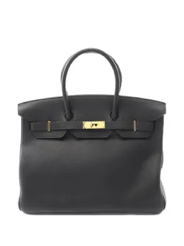Hermès Pre-Owned: Чёрная сумка 