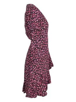 DVF Diane von Furstenberg: Платье с растительным принтом 