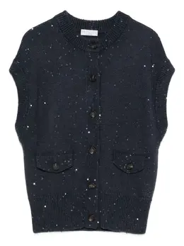 Brunello Cucinelli: Кардиган с блёстками 