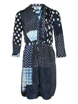 DVF Diane von Furstenberg: Платье в горошек 