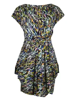 DVF Diane von Furstenberg: Платье с абстрактным принтом 