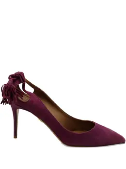 Aquazzura: Фиолетовые туфли  Forever