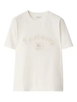 Burberry: Хлопковая футболка 