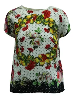Dolce & Gabbana Pre-Owned: Блуза с растительным принтом 