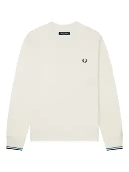 Fred Perry: Белый свитшот 