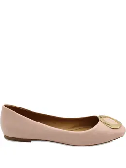 Tory Burch: Розовые балетки 